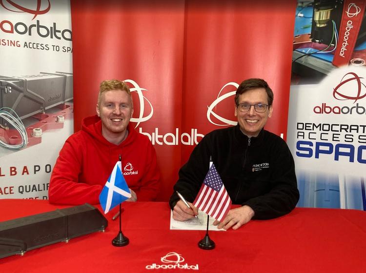 TigerCub Alba Orbital Contract Signing